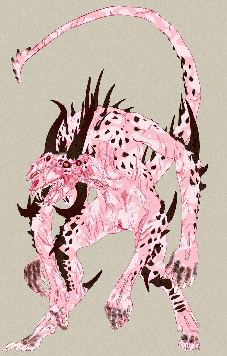 murphrog97's tweet photo. can't believe i never posted this here omfg
anyway
BG3 Durge AU Seymore, slayer form 
heavily referenced the in game model for the anatomy https://t.co/RTsxdfE6EX