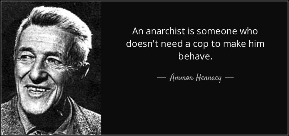 🔥Voices of #ANARCHY – Part 2🔥

“An anarchist is someone who doesn’t need a cop to make him behave.”
– Ammon Hennacy

In ANARCHY, we don’t need authority looking over our shoulders to do what’s right.

We show up, support each other, and build something real because we believe