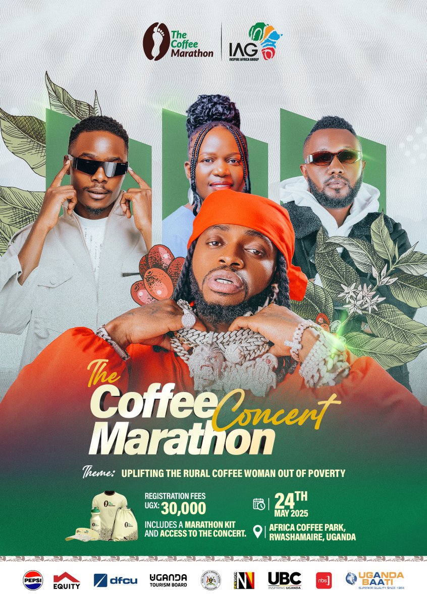 TV West Nehinda (@tvwestug) on Twitter photo AD
Puroguraamu y'ebiraakorwe aha AFRICA COFFEE PARK 2025 ngigi.
Kandi otafeerwa n'abaana baitu RAY G na Sister Charity abarikwija kweshongorera aha siteegi niy'emwe n'omweshongozi rurangaanwa omu Africa yoona, Diamond Platnumz.
#AfricaCoffeePark | <a href="/AfricaCoffePark/">AFRICA COFFEE PARK</a> AD
Puroguraamu y'ebiraakorwe aha AFRICA COFFEE PARK 2025 ngigi.
Kandi otafeerwa n'abaana baitu RAY G na Sister Charity abarikwija kweshongorera aha siteegi niy'emwe n'omweshongozi rurangaanwa omu Africa yoona, Diamond Platnumz.
#AfricaCoffeePark | <a href="/AfricaCoffePark/">AFRICA COFFEE PARK</a>