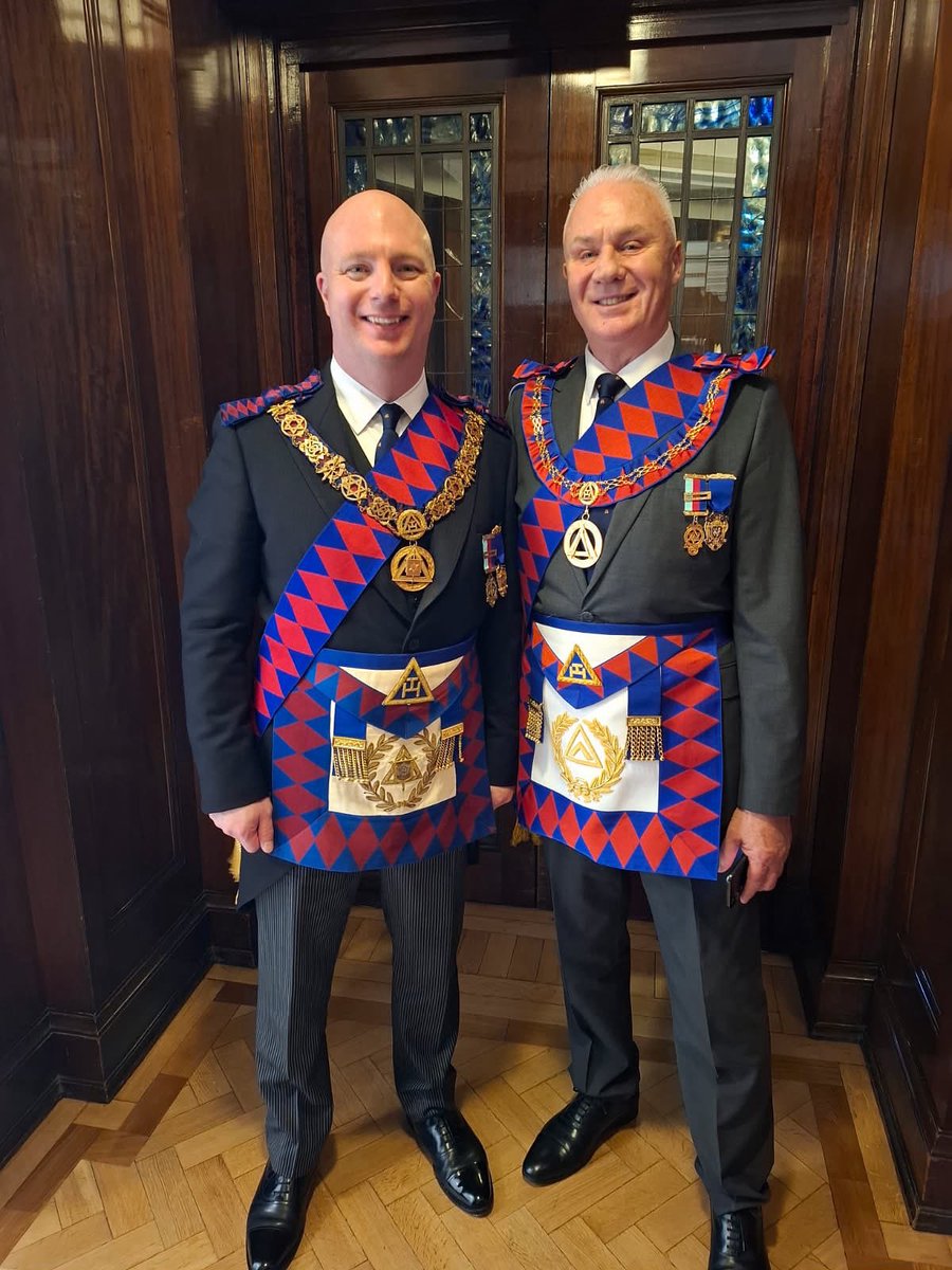 MetGDC's tweet image. A brace of Alexanders at @GrandChapter this month 

@UGLE_GrandLodge @LondonMasons