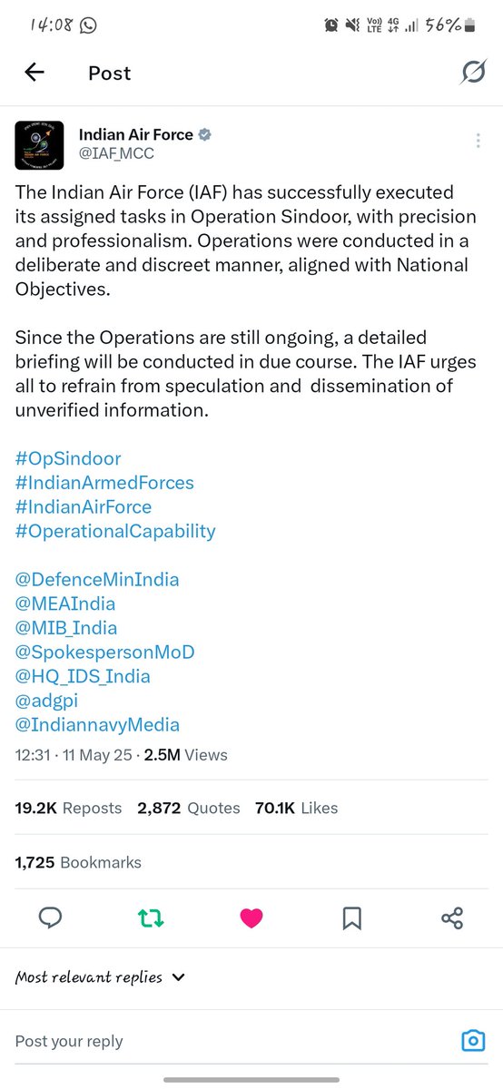 ankitsoni2223's tweet photo. @SumitHansd Let them live the misunderstanding..... Operations Still going on... https://t.co/B1WtvZ8uU9