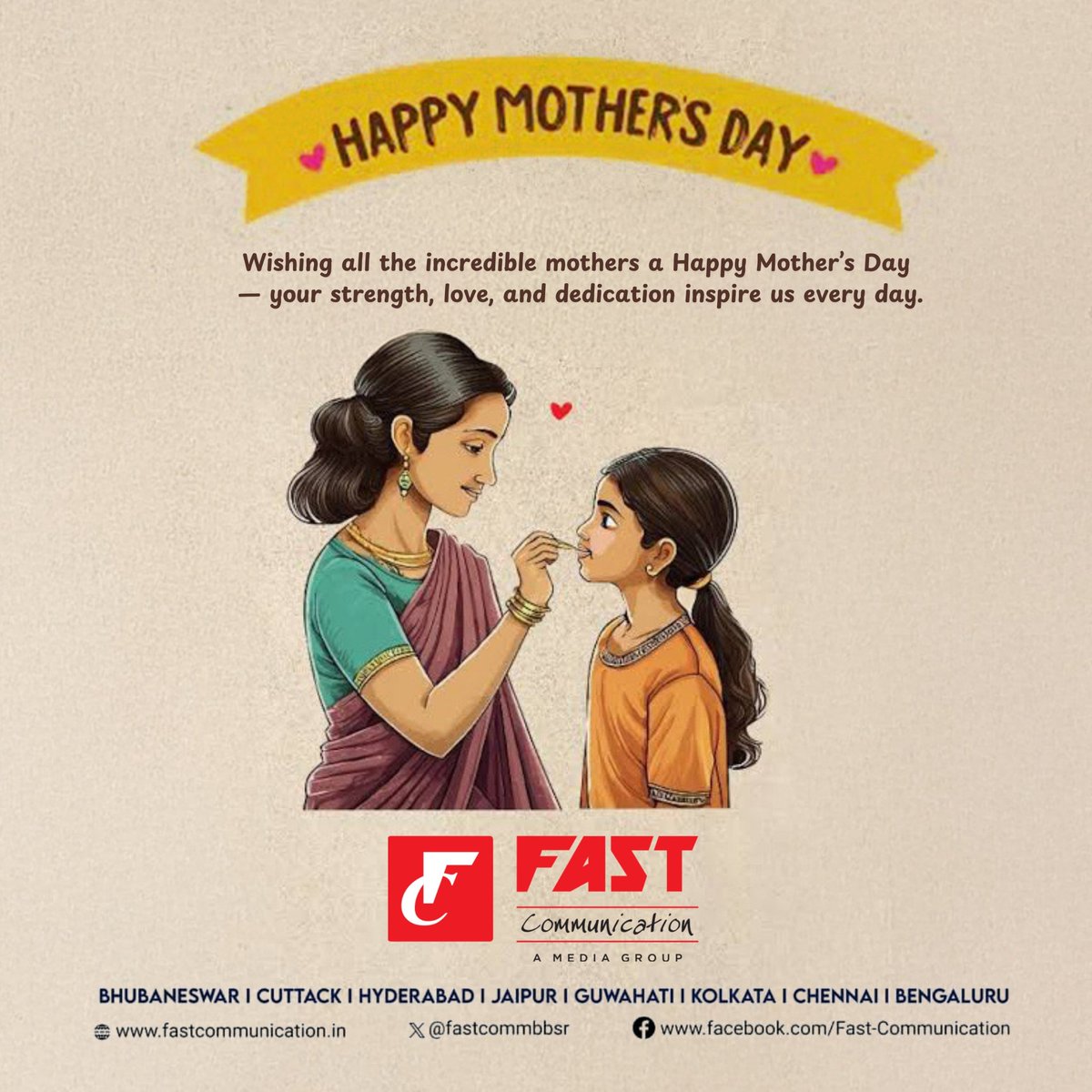 FASTCOMMBBSR's tweet image. Here&apos;s to the woman who gave us everything. Happy Mother&apos;s Day to all the incredible moms

#HappyMothersDay