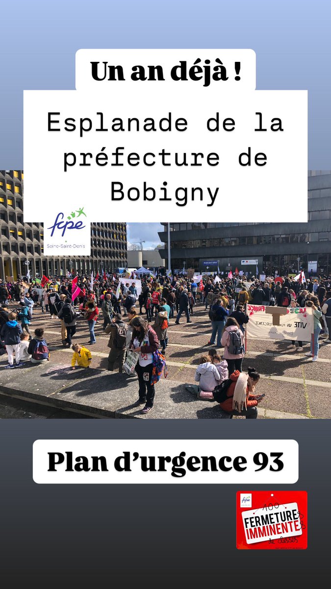 #fcpe #intersyndicaleduc93 #parentsdeleves #seinesaintdenis #ecolepublique #plandurgence93 #afairepalirdenvie