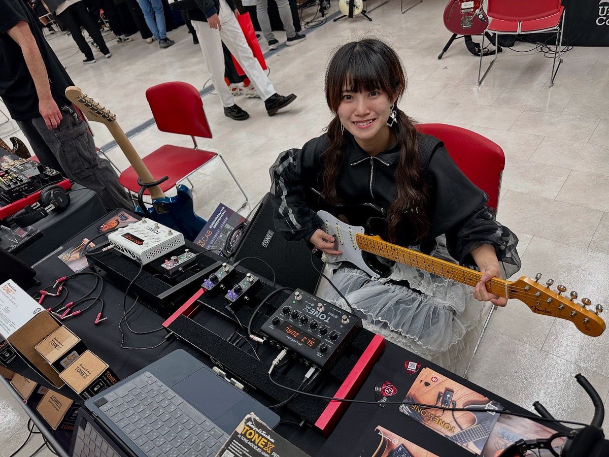 ikmultimedia_jp's tweet image. Yuka Kitahara @yuka_1110_music 

Cubase、TONEX、AmpliTube、MODO BASSをお使いの、シンガーソングライター #tonexcab #tonexone #tonexpedal #tonex #soundmesse #サウンドメッセ2025