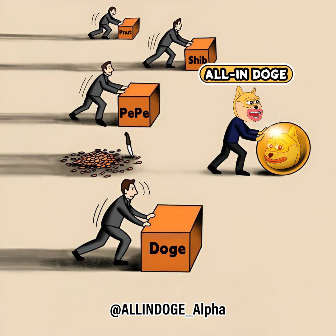 #AllinDoge ↔️ The Undervalued AI+Web3 Gateway Protocol 
⚠️While the market is still hyping old-school Memes, Allindoge has quietly executed its AI + social fission strategy:
1️⃣ AI Agent Revolution
2️⃣ Zero-Foam Token Model
3️⃣ Community Fission Powerhouse 
$AllinDoge $Pepe $Shib
