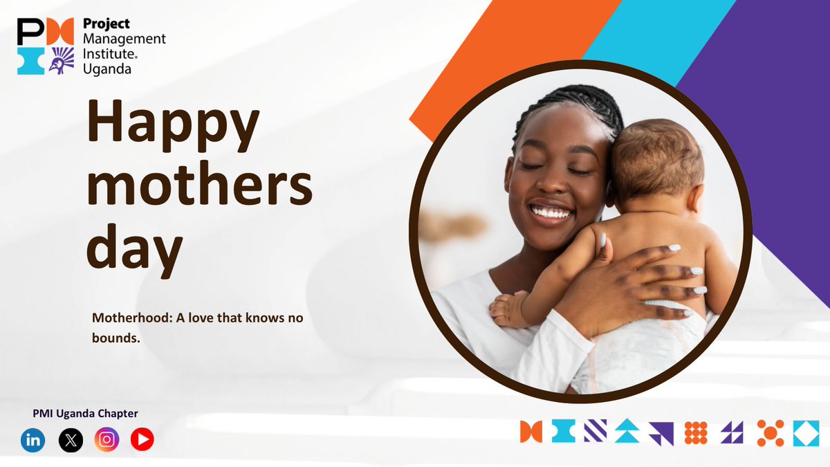 Happy Mother's Day to all the amazing mothers! Your project management skills in life inspire us. 

Thank you for your dedication, love, and leadership! 

❤️ #MothersDay #PMI-Uganda #ProjectManagement.