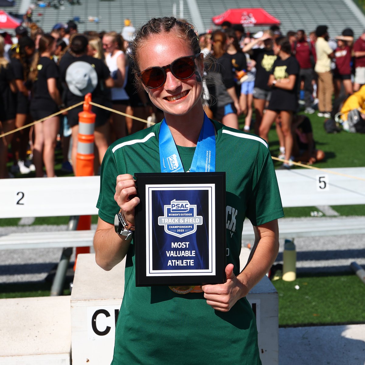 WT&amp;F: Anna Igims was named the MVP of the PSAC Championships after scoring 30 points, the most among all athletes at the meet. Anna went undefeated in the PSAC in 2024-25 🔥

✅ XC
✅ Indoor DMR
✅ Indoor Mile
✅ Indoor 3K
✅ Outdoor Steeplechase
✅ Outdoor 1,500m
✅ Outdoor 5K