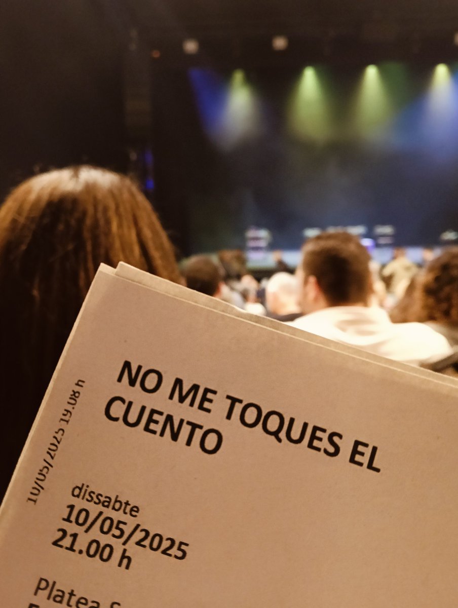 Ens ho hem passat molt bé amb No me toques el cuento al Teatre Poliorama #ensagradaelteatre