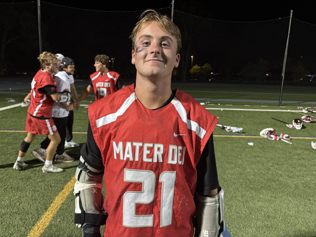Michael Huntley (@mikehuntley63) on Twitter photo Boys lacrosse: Mater Dei beats Santa Margarita 11-8 in the Division 1 semifinals.
Brendan Strader (below) had 7 goals for Mater Dei and goalie Sam Heafner had double digit saves. Mater Dei will play Loyola for the championship next week <a href="/OCRegSports/">OC Register Sports</a> <a href="/latsondheimer/">eric sondheimer</a> <a href="/SteveFryer/">Steve Fryer</a> Boys lacrosse: Mater Dei beats Santa Margarita 11-8 in the Division 1 semifinals.
Brendan Strader (below) had 7 goals for Mater Dei and goalie Sam Heafner had double digit saves. Mater Dei will play Loyola for the championship next week <a href="/OCRegSports/">OC Register Sports</a> <a href="/latsondheimer/">eric sondheimer</a> <a href="/SteveFryer/">Steve Fryer</a>
