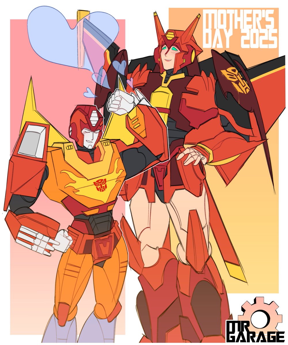 DyvennP's tweet image. It's Mother's Day!!! 💖
#Elita #Transformers #Maccadam 
[#HotRod as #Oplita child ofc]