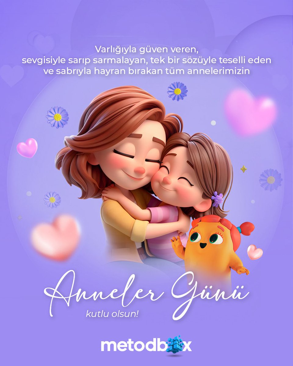 Hayatın en saf ve en karşılıksız sevgisi: anne sevgisi.✨
Fedakârlıklarıyla her zaman baş tacımız olan tüm annelerin Anneler Günü’nü Metodbox ailesi olarak en içten dileklerimizle kutluyoruz.❤️🎈🍀
#AnnelerGünü #metodbox