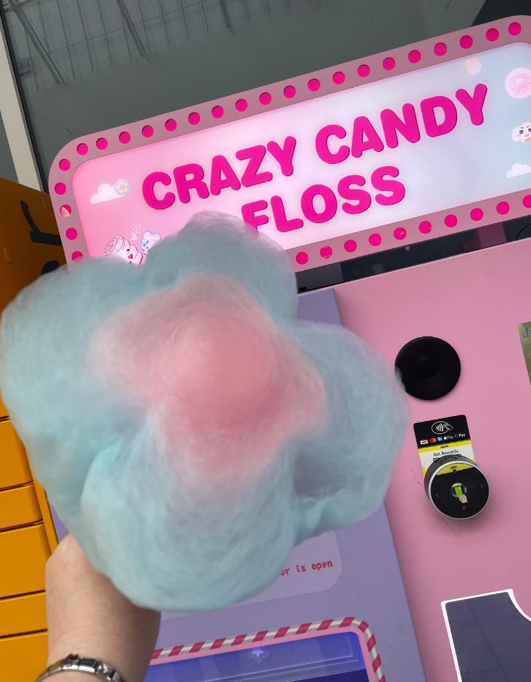 Have you tried our NEW Candy Floss machine yet? 

Charlie, as he is called, is a very clever robot machine who let's you choose from lovely flavours in loads of different designs - and it's low in sugar and calories 🌸

Enjoy!

#ByronPlace #Seaham #Community #Rediscoverlocal