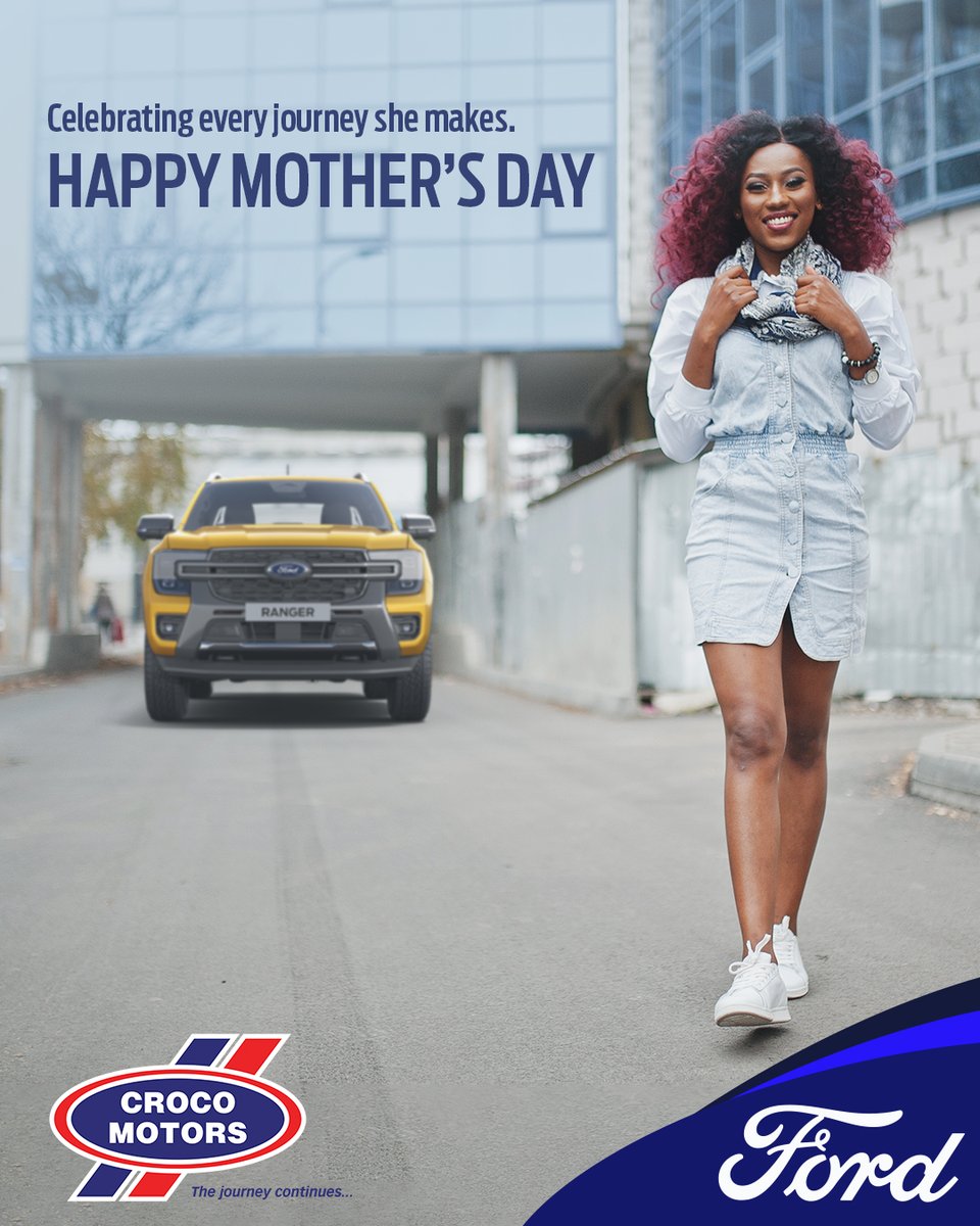 Every journey she takes—full of heart, hustle, and hope—deserves a ride that’s just as bold.
This Mother’s Day, we celebrate her in the Next-Gen Ford Ranger Wildtrak. 💛
#MothersDay #FordWildtrak #CrocoMotors #BuiltForHerJourney