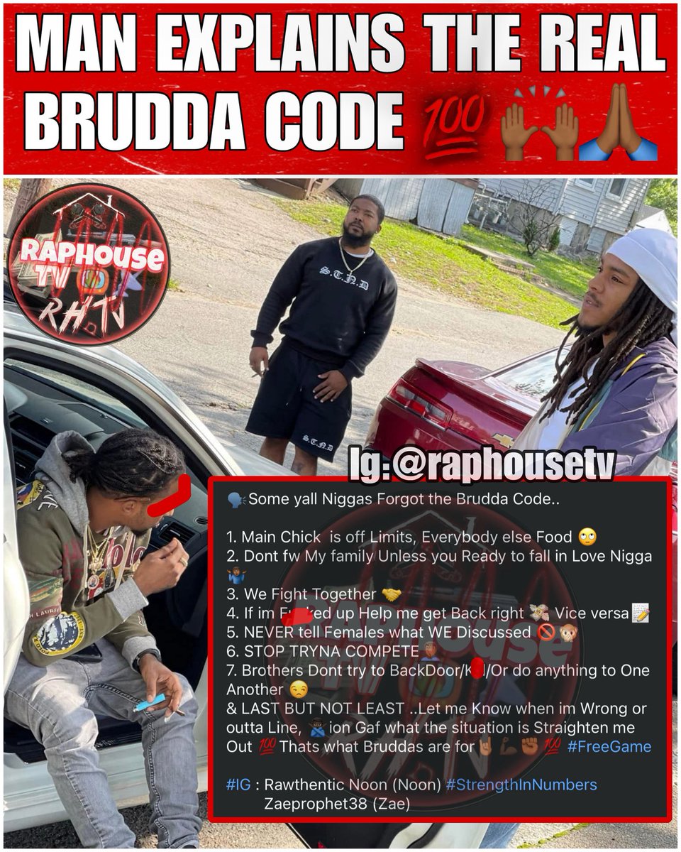 Man explains the REAL BRO CODE💯