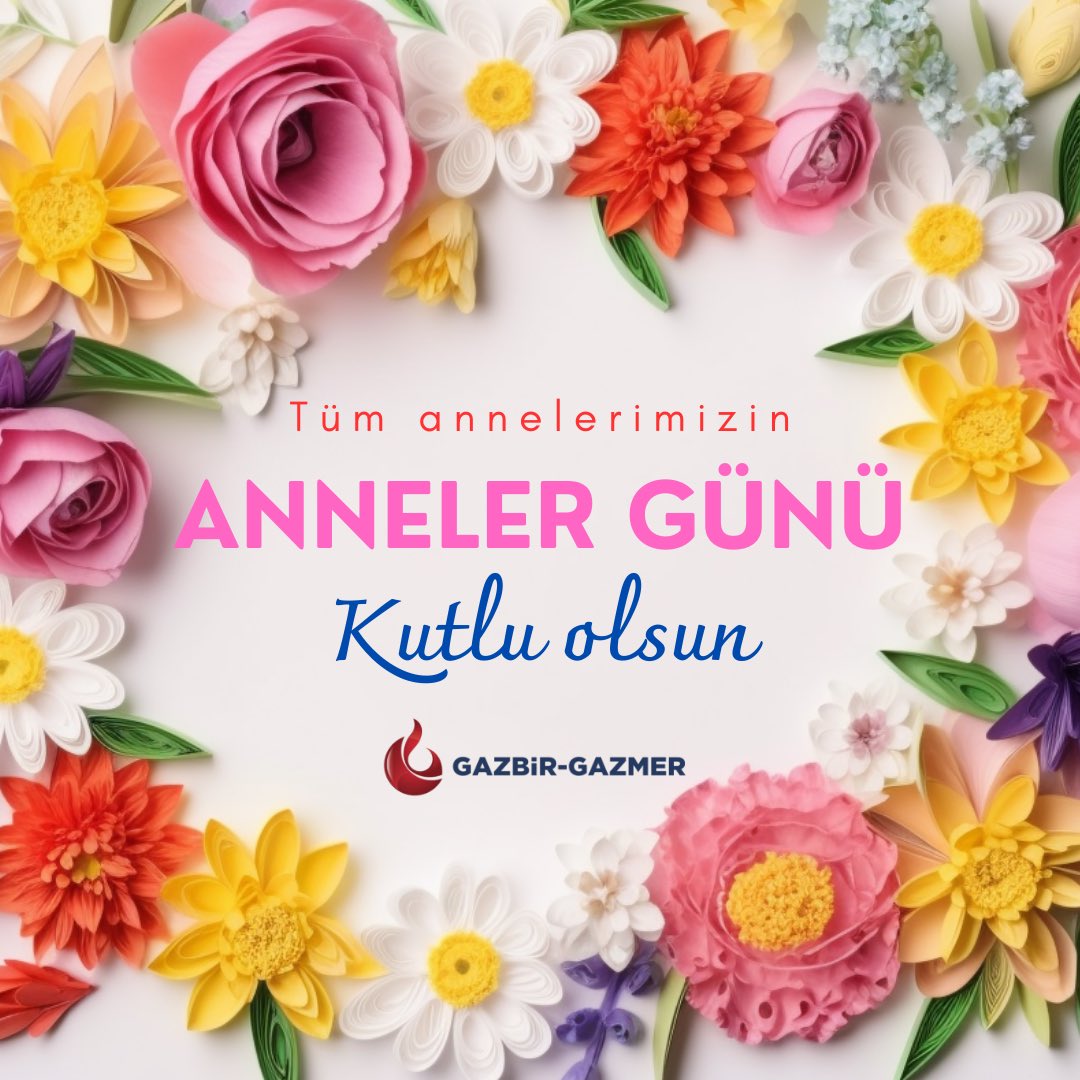 Tüm annelerin anneler günü kutlu olsun. 💐
