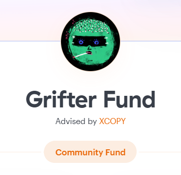 I just discovered that there's a "Grifter Fund" run by <a href="/XCOPYART/">XCOPY 🏴</a> where he’s donating some royalties/proceeds from artwork sales etc. to multiple beautiful initiatives. The total amount donated is nearing $1M USD... Honestly I'm at a loss for words ❤️