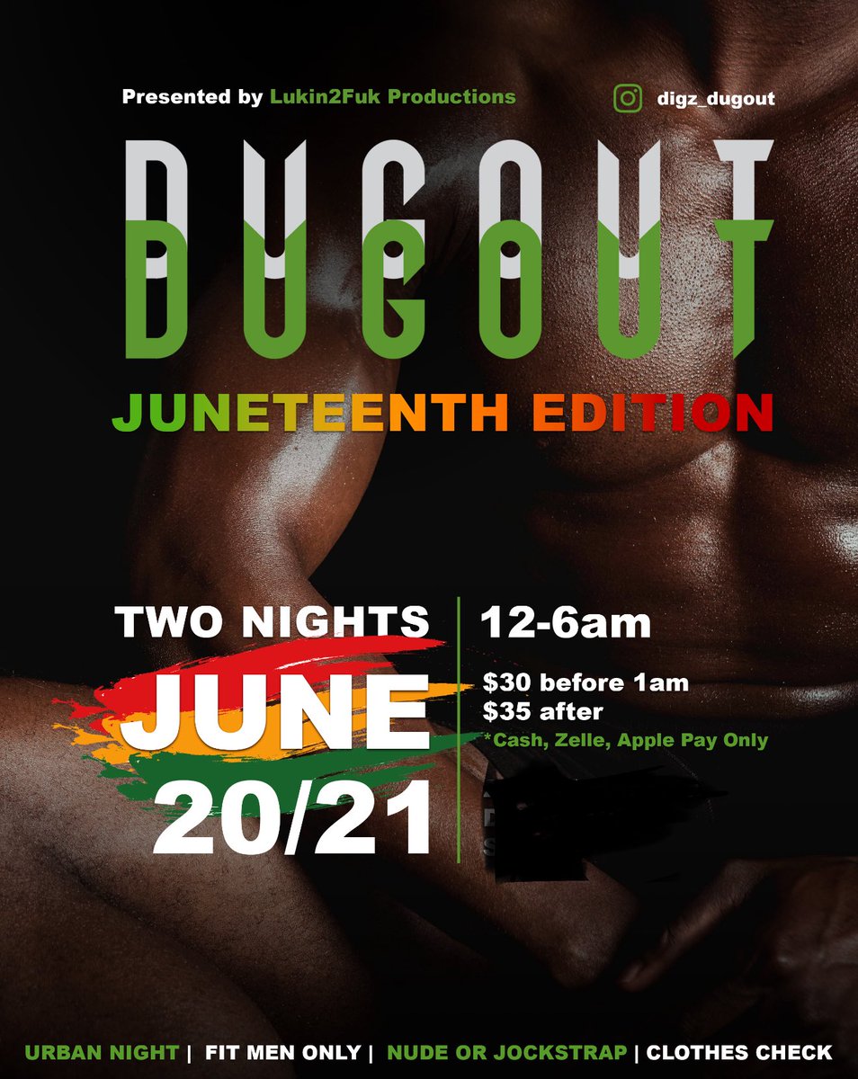 Juneteenth weekend here in DFW, we’re celebrating liberation and black pride in our way! 😈 All the sexy homies, come join us!