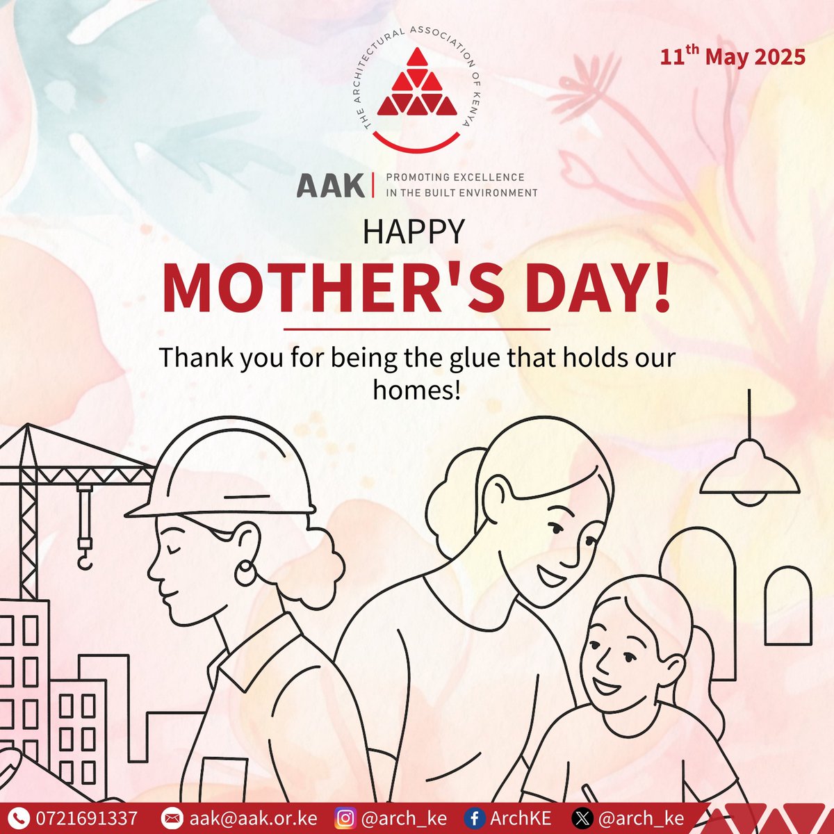 Today, we honour the incredible women who build not only our cities, but also our homes and communities with care, wisdom, and resilience. Happy Mother’s Day!