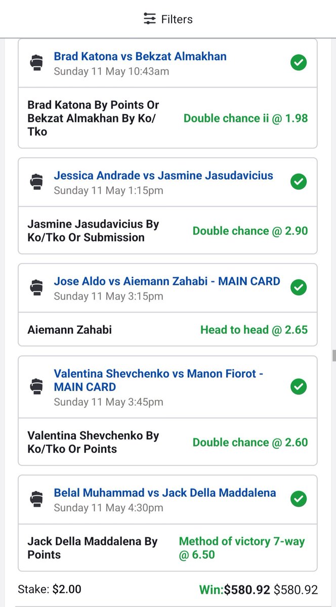 MMATheProblemIs's tweet image. Have had a few good hits before this one was nuts!! #UFC315 #ufcbetting