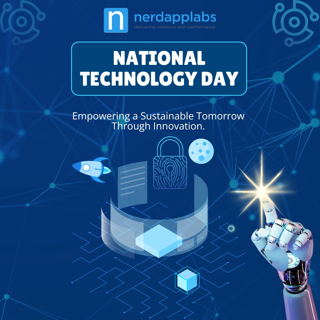 nerdapplabs's tweet image. Happy National Technology Day!
Blueprints that breathe, circuits that conserve, and code that cares — that’s where technology meets sustainability. Here’s to the engineers of tomorrow.
Let’s keep building solutions that the planet will thank us for.
💡🔧 #TechDay2025 #GreenCode