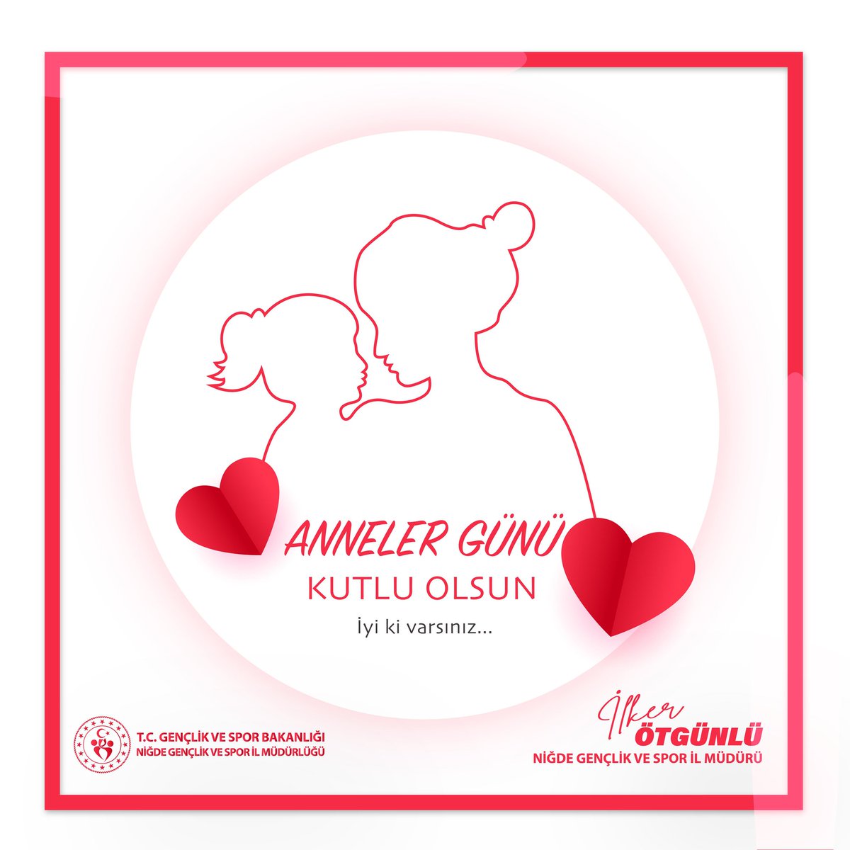 Bugün, sevgisiyle hayatımıza yön veren, fedakârlıklarıyla her daim yanımızda olan tüm annelerimizin Anneler Günü’nü kutluyoruz. 

İyi ki varsınız, iyi ki annelerimizsiniz! 

#AnnelerGünü #FedakarlığınAdıAnne #NiğdeGSİM