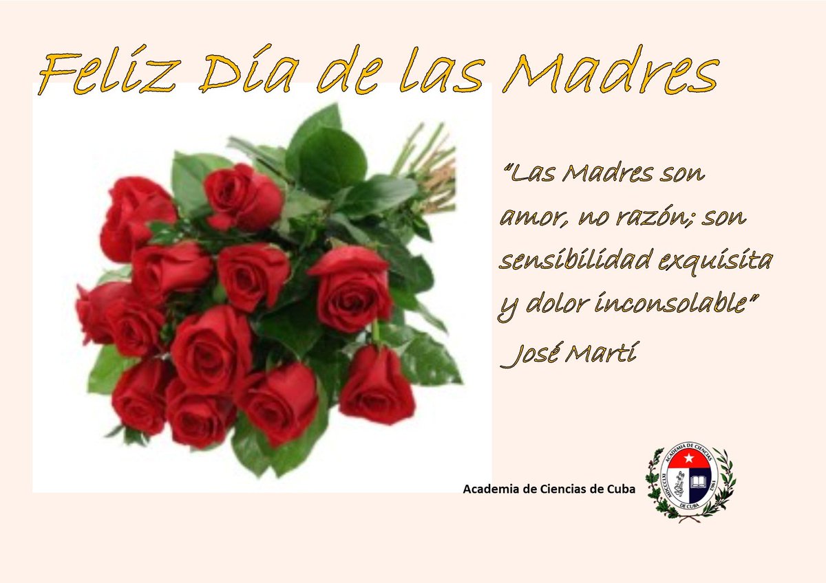 Madres cubanas, madres del mundo, Feliz Día de las @Madres
