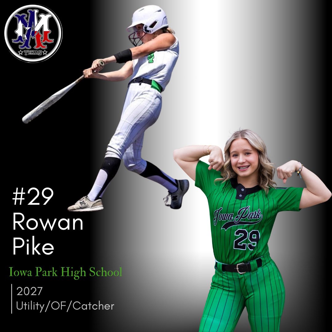 Meet the Team!!💪🏼🥎

Tenth athlete on our 2025 Summer Roster 

Everyone Meet———-&gt;Rowan Pike