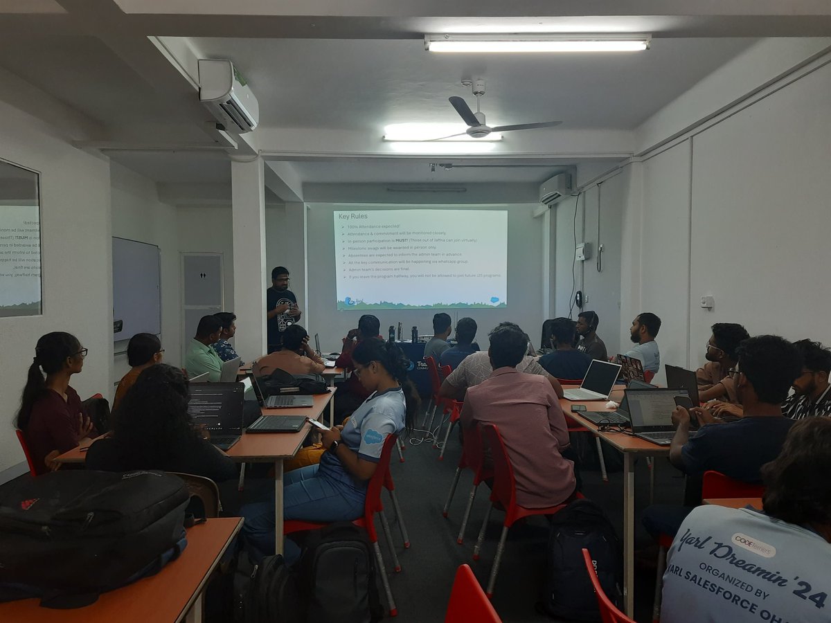 YarlSFO's tweet image. Happening Now!
The Journey to Salesforce Inaugural Meeting is live at Cloud Hub by YSFO!
Our Trailblazers are getting started, connecting, and diving into the world of Salesforce.

#Salesforce #YarlSFO #Journey2Salesforce #TrailblazerCommunity #CommunityExcellence