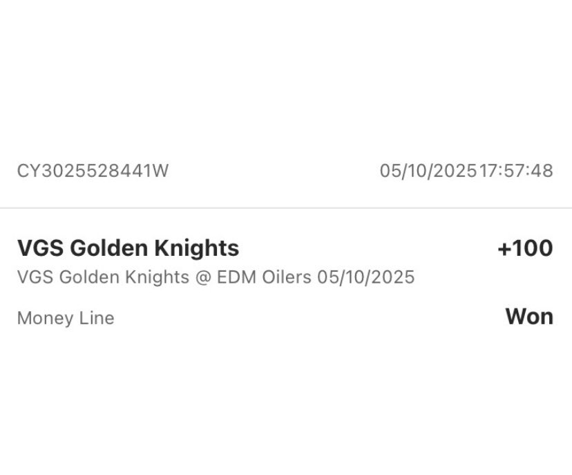 FIRSTLADYNHL's tweet photo. 🚨Repost for another play on Sunday!!!

💰ANOTHER PERFECT DAY IN THE PLAYOFFS!!! 

💰WINNER FOR EVERYONE WHO SUPPORTED MY PAGE!!! 

Canes RL=✅Winner
Knights ML=✅Winner

#gamblingX #NHLPlayoffs https://t.co/zqZ8EsKrQx
