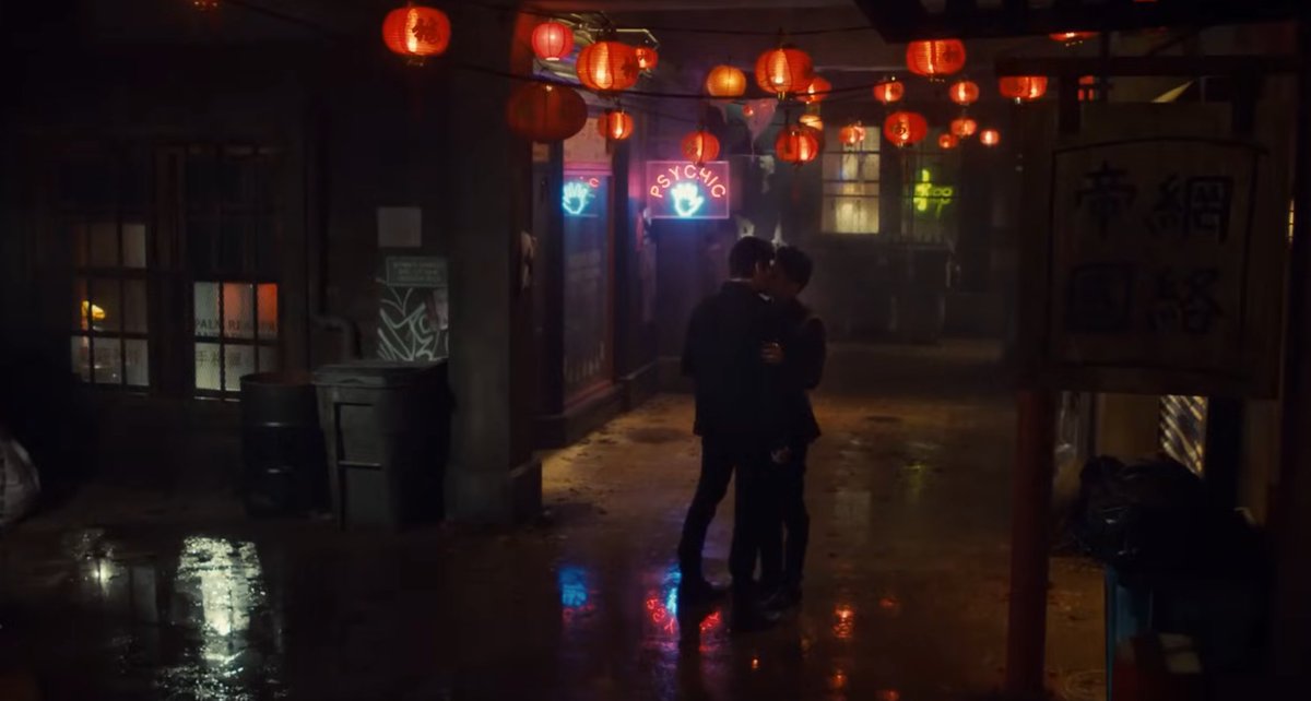Their happy little chuckles because they're so glad they're on the same page and getting back together, and also are still burning off some nervous energy. 🖤 #Malec #Shadowhunters #SaveShadowhunters #ReturnToTheShadows
