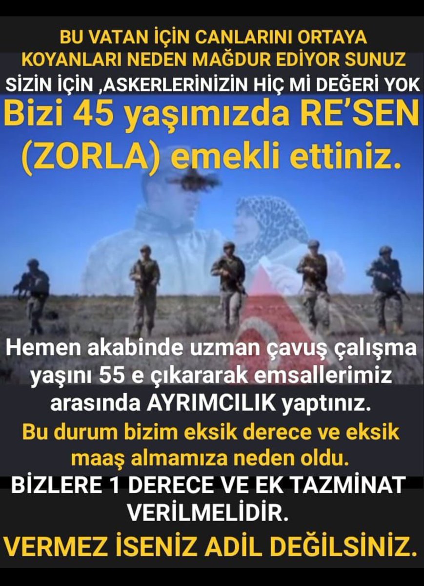 Evi yıkık, halısı hasır, döşeği çuldur. Oğlu şehit, torunu yetim, gelini duldur.Neden Vatanı koruyanlar hep yoksuldur. Bizim için Vatan ,işte bu Şehit evidir.Toprak zenginin Vatan fakirindir
#UzmanÇavuş <a href="/alitilkici38/">Ali Tilkici 🇹🇷</a>
#UzmanÇavuşlar
#EmekliUzmanÇavuş
#ŞehadetinAnneleri
#Temud