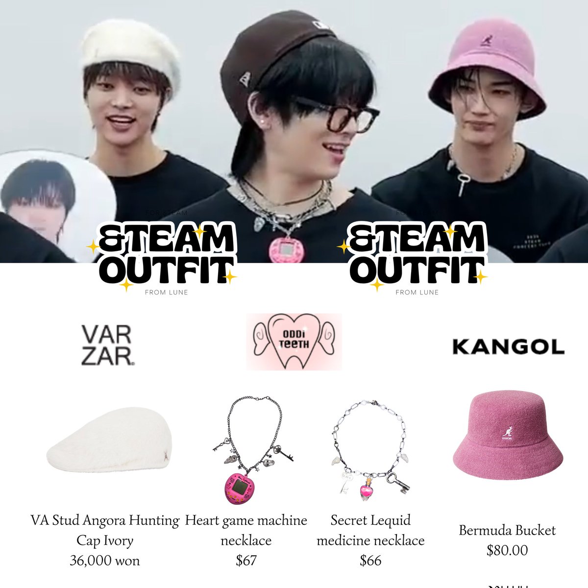 andTEAMOutfit's tweet photo. #ej_outfit #yuma_outfit #jo_outfit #엔팀아웃핏 #앤팀패션──★ ˙🧷!! #varzar #odditeeth #kangol #andteam_outfit #andTEAM #エンティーム #앤팀 #ケイ #フウマ #ニコラス #王奕翔 #ウィジュ #변의주 #의주 #ユウマ #ジョウ #ハルア #タキ #マキ #니콜라스 #유마 #조 #awakenthebloodline #aichi https://t.co/2XdHwfzI13