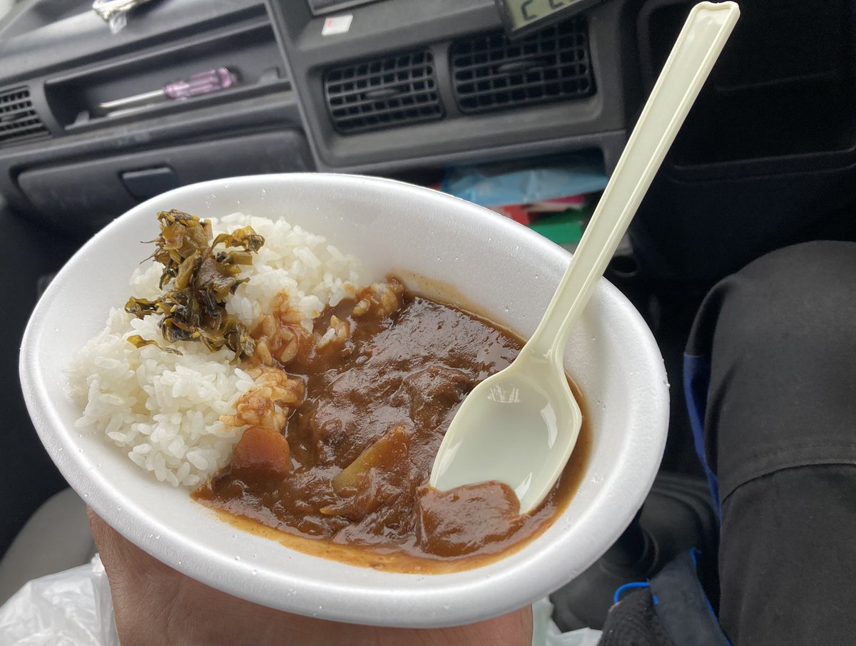 korezoracing's tweet photo. レース後の
カレー
とにかくうまい
#AORE https://t.co/heectDqWwA