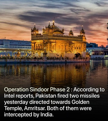 No evidence backs Pakistan’s narrative of Indian drone strikes on Sikh shrines. India respects Sikh heritage and targets only strategic sites. Unverified claims aim to inflame tensions. Check credible sources before believing lies. #StopDisinfo #SikhRespect  #FromBeggingToBombing