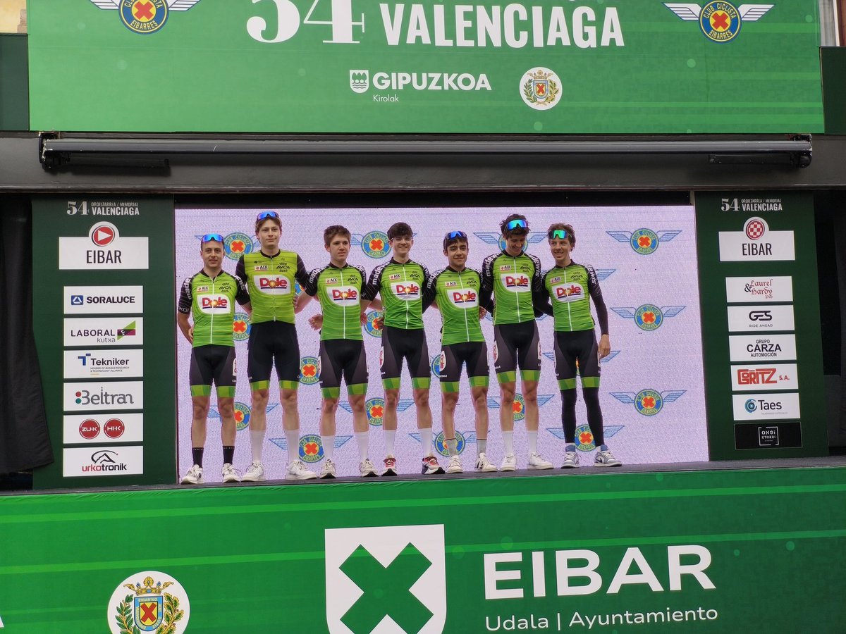 ClubCiclistaEibarres (@cceibarres) on Twitter photo #MValenciaga25
Suben al pódium de presentación
<a href="/PelotonTenerife/">Tenerife BikePoint La Sede</a>
<a href="/EibarTxTaldea/">Eibar Txirrindulari Taldea</a>
<a href="/AVC_Aix/">AVC Aix</a>
<a href="/EAZuiaTxTaldea/">Electro Alavesa Zuia Ingenieria</a> #MValenciaga25
Suben al pódium de presentación
<a href="/PelotonTenerife/">Tenerife BikePoint La Sede</a>
<a href="/EibarTxTaldea/">Eibar Txirrindulari Taldea</a>
<a href="/AVC_Aix/">AVC Aix</a>
<a href="/EAZuiaTxTaldea/">Electro Alavesa Zuia Ingenieria</a>