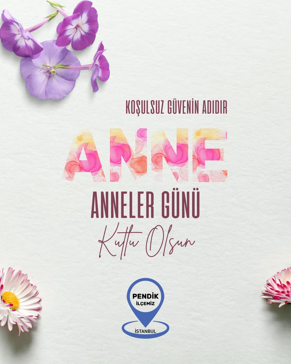 pendikilcemiz's tweet photo. 🌸 Anneler Günü Kutlu Olsun 🌸

Hayatımızın her anında sevgisiyle yolumuzu aydınlatan, fedakârlıklarıyla bizlere güç veren tüm annelerimizin Anneler Günü’nü en içten dileklerimizle kutluyoruz.

Onların emeği, sevgisi ve dualarıyla büyüyor, geleceğe umutla bakıyoruz.

#AnnelerGünü https://t.co/PtW0kzBEnz