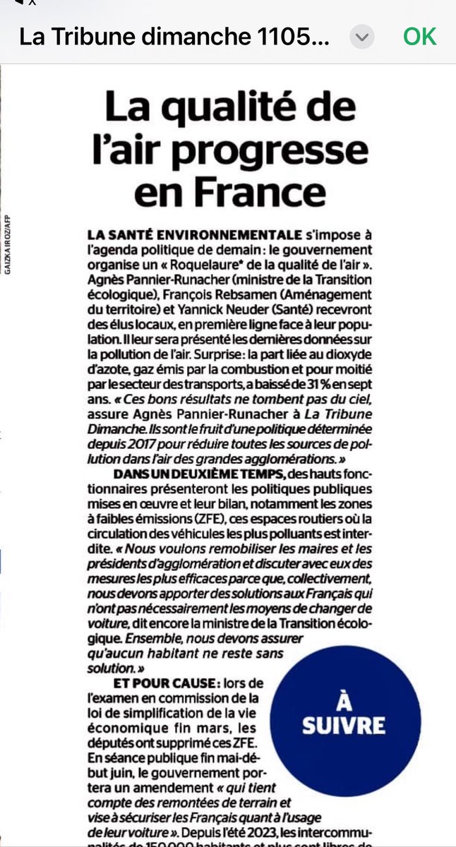 AlexandreJardin's tweet image. #ZFE Ce matin dans La Tribune du Dimanche : la moraline mensongère comme argument des technos et du mépris (l’amélioration vient du progrès technique, les ZFE n’ont eu aucun effet passé puisque leur action démarre le 1er janvier 2025… VOLONTAIREMENT, ils ignorent la volonté des…