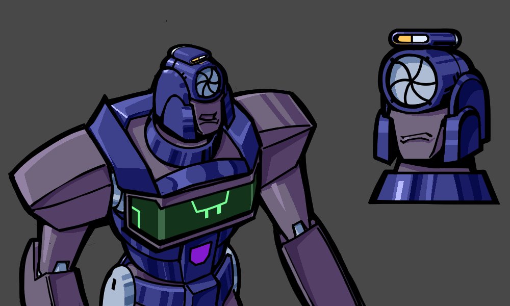 Quick lil sketch of a reflector idea I had...

I'd imagine they'd sound like tom kane or something