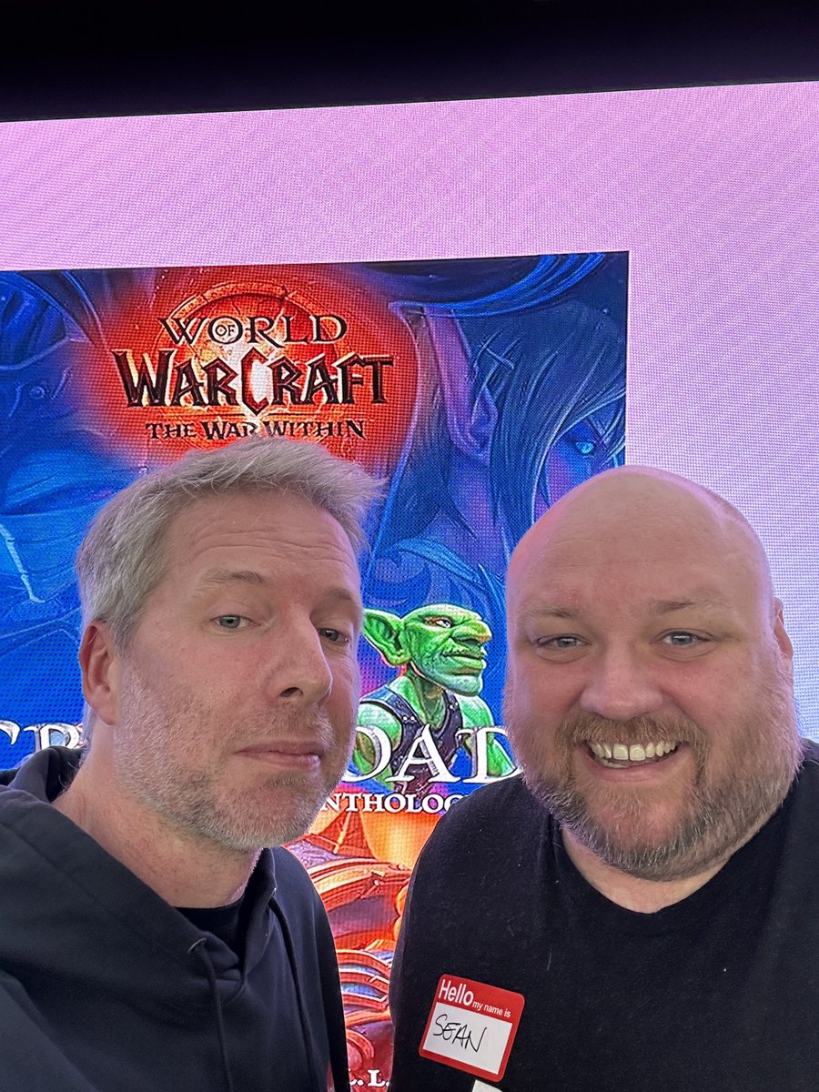 Thanks so much <a href="/lfgwowevent/">LFG London</a>! It was great to see such a strong community coming together to celebrate <a href="/Warcraft/">World of Warcraft</a>! Thanks to <a href="/CartridgeBros/">Sean</a> for a great interview, <a href="/Beartrice_WoW/">Bears Adventures</a> and <a href="/pdpast29/">PDPast29 (Warcraft Streamer)</a> for hanging out, and <a href="/MrGMYT/">MrGM</a> for the invite! For Azeroth!