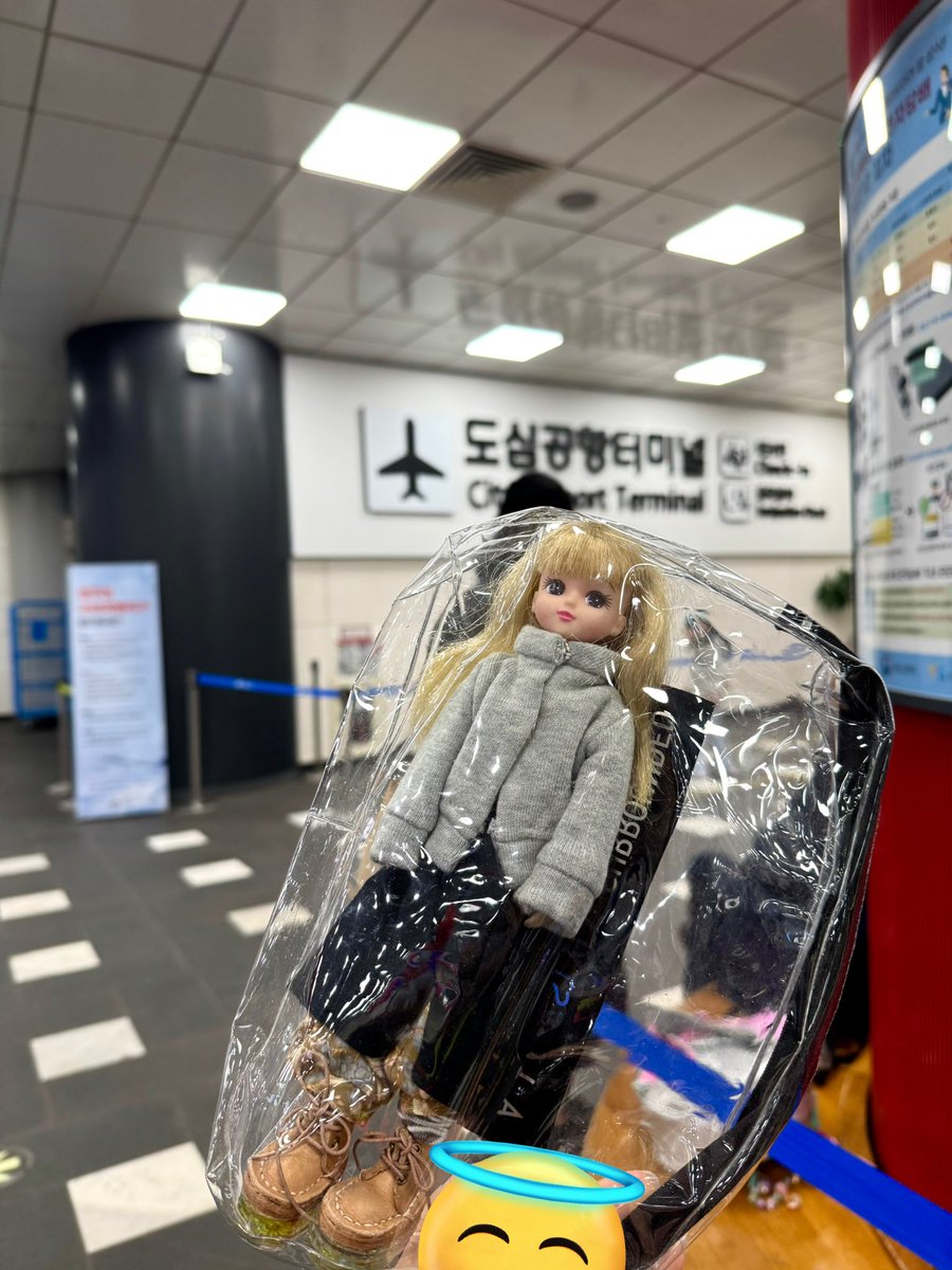 ササッと10秒マボロシ撮影リカちゃん
ソウル駅で出国の手続きして夜の便まで遊べるシステムすごい✈️

#ソールの中の世界
#ドールオーナーさんと繋がりたい
#ブライス   #ピュアニーモ #チェリー     #blyth  #Pureneemo #cherry 
#ハンドメイド #ドール #球体関節人形