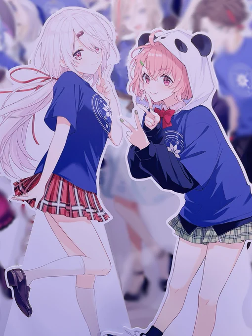 これは絶対にツーショットで撮れといわんばかりのさくゆい