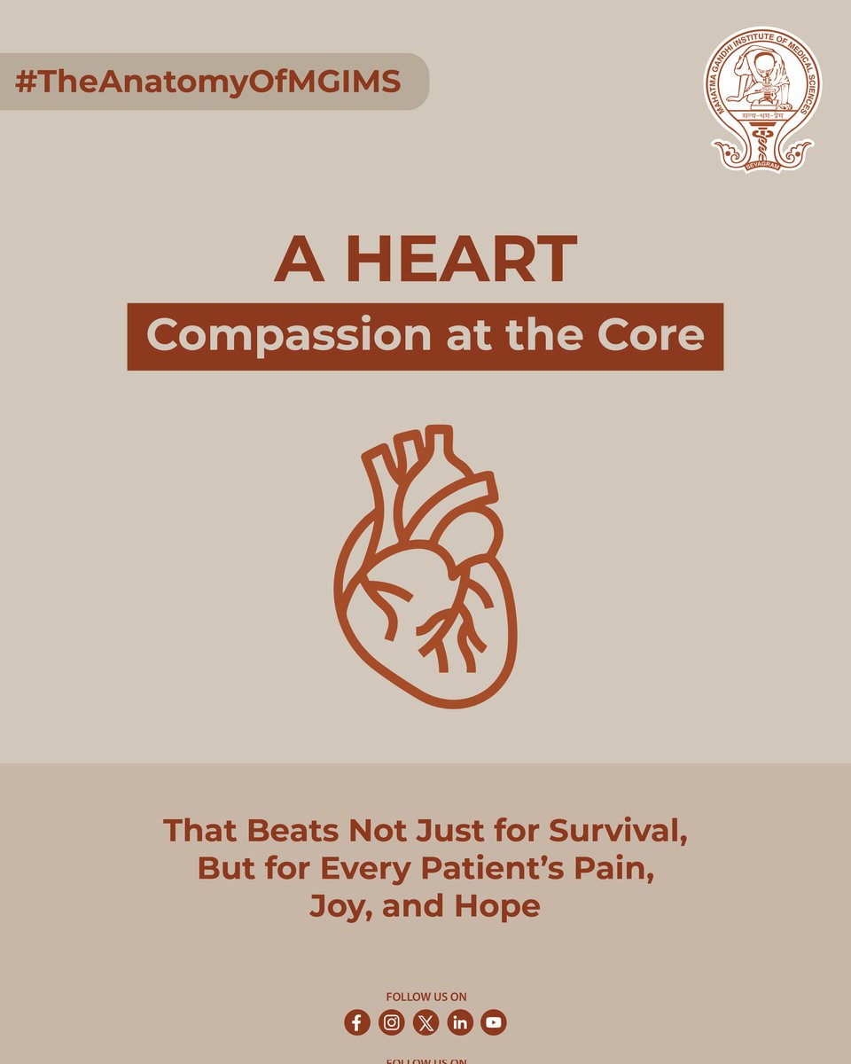 _mgims's tweet photo. We are not just made of science, we are built of compassion, courage, and commitment. From heart to feet, every part of us walks the path of service.

 #MoreThanMedicine #CompassionInCare #DoctorInMaking #HumanityFirst #MGIMS
#MedicalJourney #medicalstudent https://t.co/RWXEHyxjDN