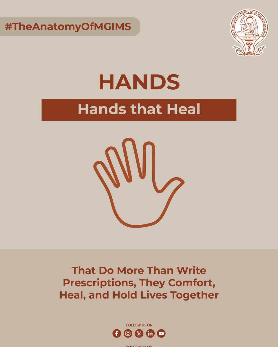 _mgims's tweet photo. We are not just made of science, we are built of compassion, courage, and commitment. From heart to feet, every part of us walks the path of service.

 #MoreThanMedicine #CompassionInCare #DoctorInMaking #HumanityFirst #MGIMS
#MedicalJourney #medicalstudent https://t.co/RWXEHyxjDN