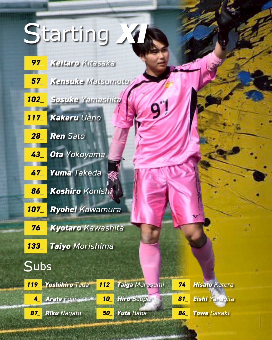 甲南大学 関西 1部 体育会サッカー部 ユニフォーム M