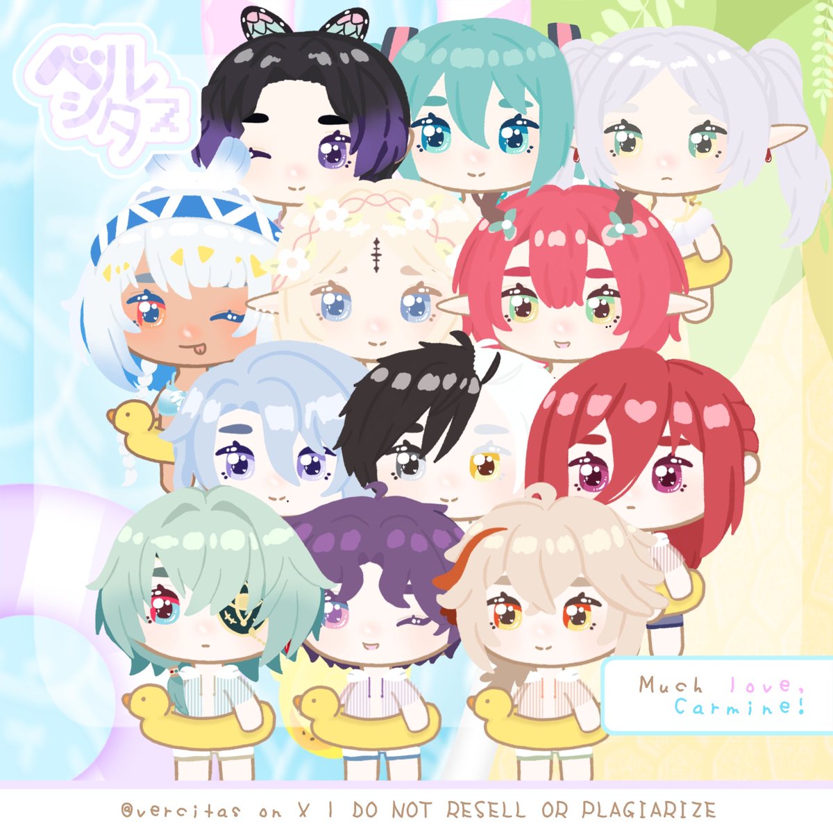 vercitas's tweet photo. any interaction is much appreciated ! 🍰🐥

Mine datang bawain 12 READY STOCK chibi 2d + layout handdrawn yang bisa ditake sekarang juga melalui dm 💗 prici ada di pic dan di alt 🍓 mari jajank

#zonauang . 🍨 https://t.co/7bttNlWNKr