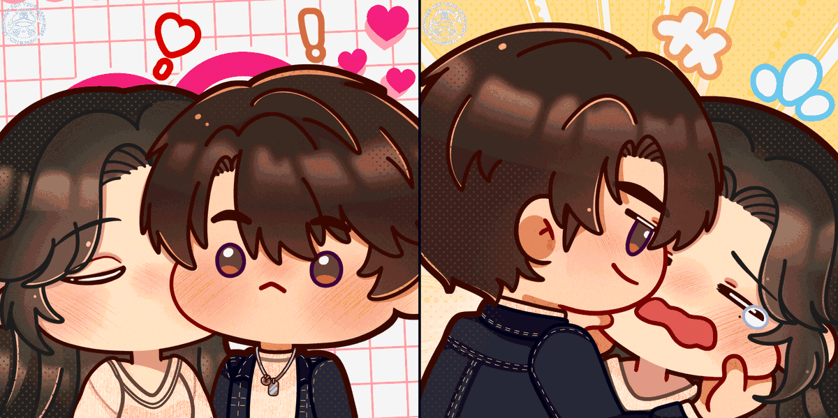 Apple22125's tweet photo. Celebrating 100 days of my MC and Caleb🌻

Thank you @chipupuni for bringing my commission to life❤️ https://t.co/235MfGmY6p