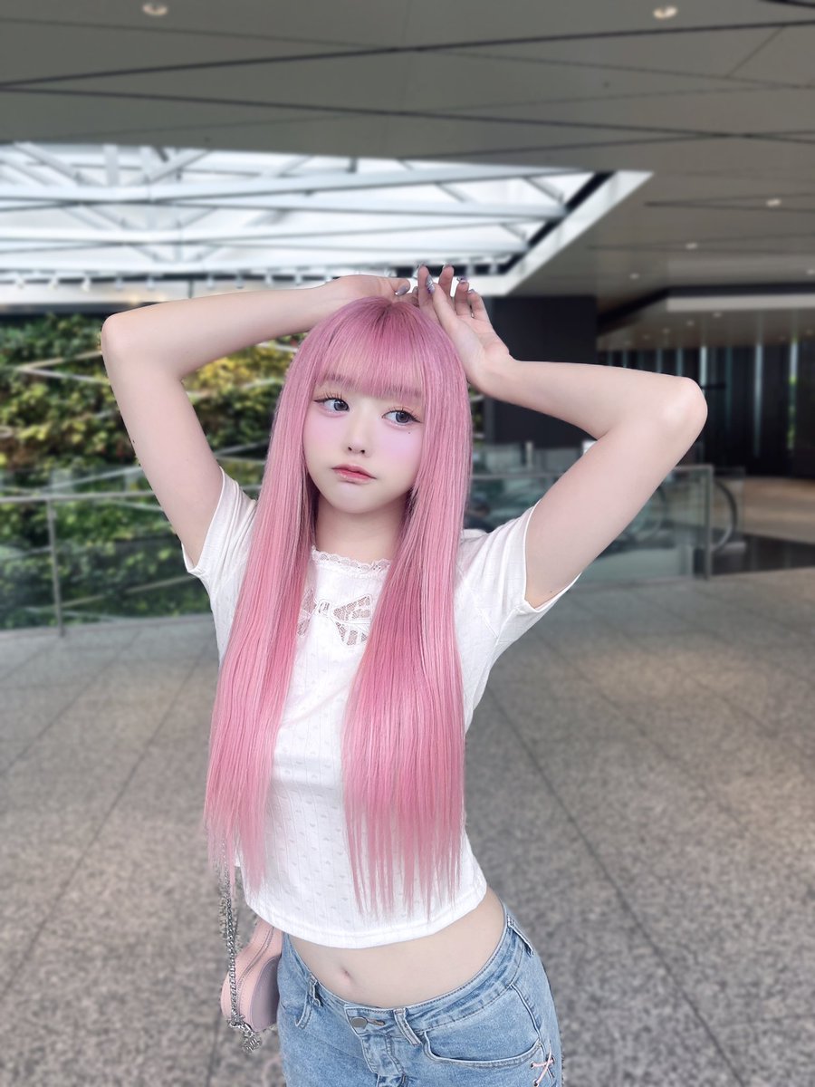 髪の毛染めた〜💕🎀💞