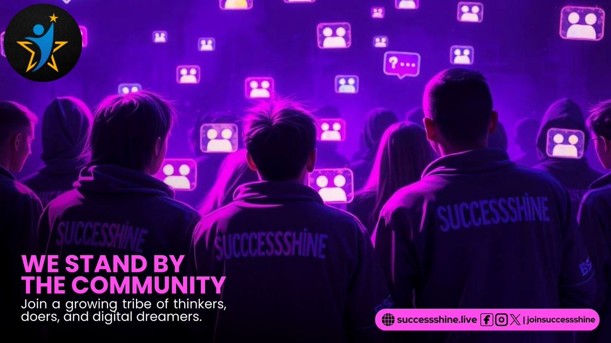joinsuccesshine's tweet photo. We Stand by the Community!

For More Information VISIT
https://t.co/1ZzKeo4RJq

#SuccessShine #CryptoSuccess #FinancialFreedom #Cryptocurrency #PassiveIncome #Blockchain #Investment #CryptoCommunity #Empowerment #KnowledgeIsPower #FinancialSuccess #Innovation #GlobalCommunity https://t.co/gL7HWflbG0