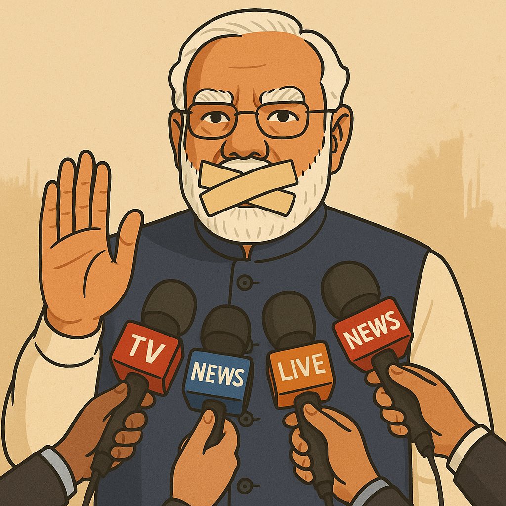 Even pakistani PM met their Press and Spoke in their Parliament.

Our PM has been missing in All party meetings, no press conference, no special parliament session, no explaination and ownership.

We handed over our decision making to United States. 

For the first time ever, a