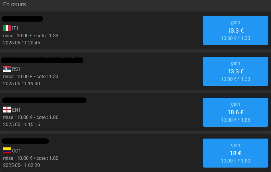 🔥 19 bêtes noires validées sur les 21 dernières !

✅✅✅✅✅✅✅✅✅✅❌✅✅✅✅✅✅❌✅✅✅

C’est l’un des algorithmes les plus rentables de Datafoot.

🎯 4 nouvelles bêtes noires ont été détectées pour aujourd’hui.

👉 Elles seront dévoilées sur <a href="/datafootfr/">Datafoot.fr</a>, alors n’hésite